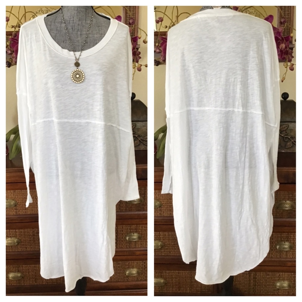 Free People Telltale Cotton Blend Tunic Top.  NWT. - Picture 4 of 7